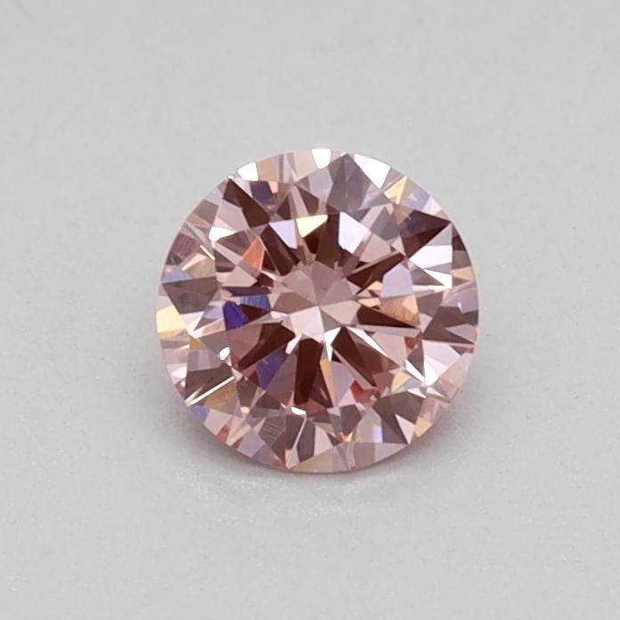 0.27 Ct. Fancy Intense Pink Round Lab Grown Diamond