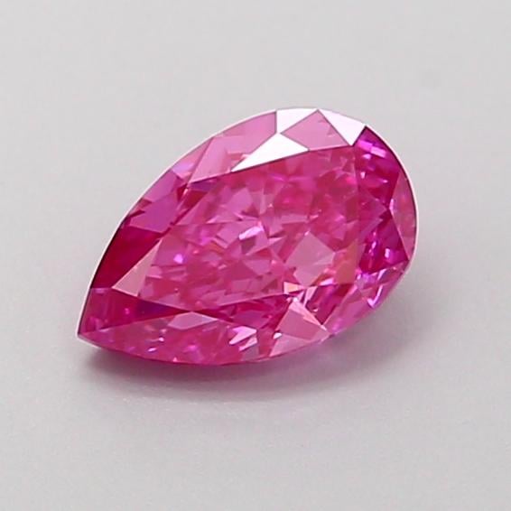 0.50 Ct. Fancy Vivid Pink Pear Lab Grown Diamond