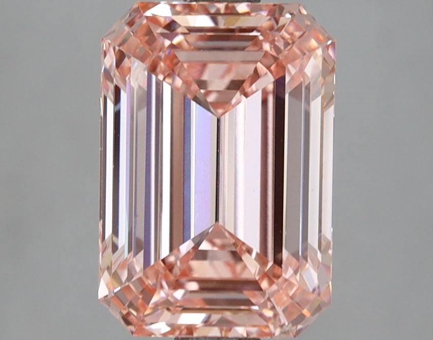 3.05 Ct. Fancy Vivid  Pink Emerald Lab Grown Diamond
