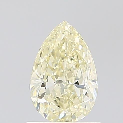 0.77 Ct. Fancy Light  Yellow Pear Lab Grown Diamond
