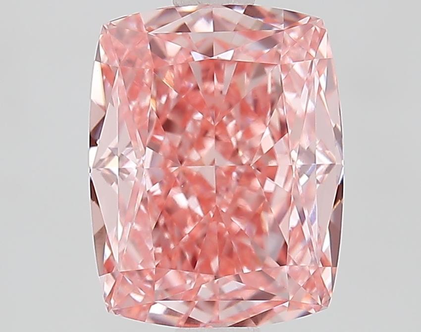 2.11 Ct. Fancy Vivid Pink Cushion Lab Grown Diamond