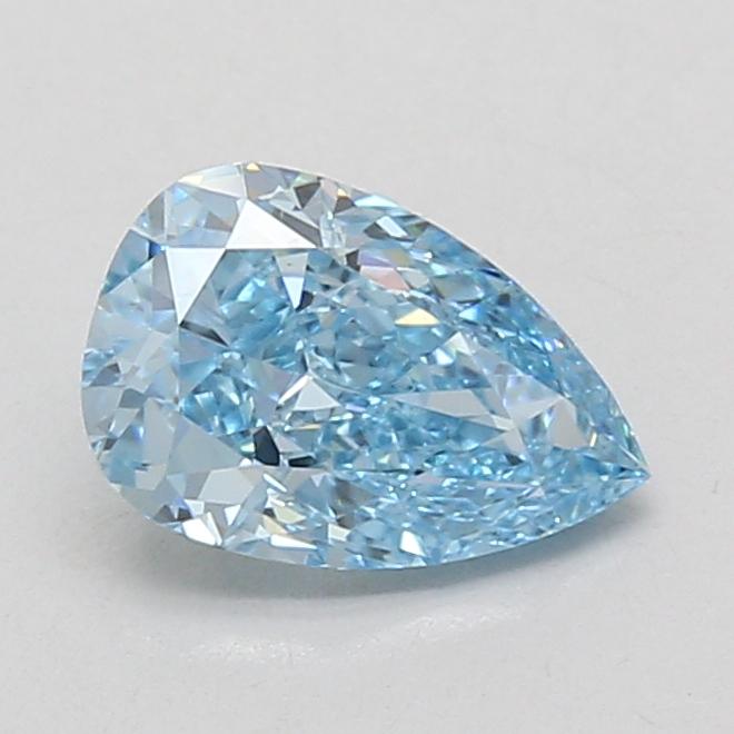 1.45 Ct. Fancy Vivid Blue Pear Lab Grown Diamond