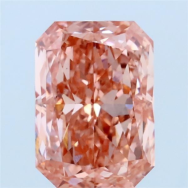 2.05 Ct. Fancy Vivid Pink Radiant Lab Grown Diamond