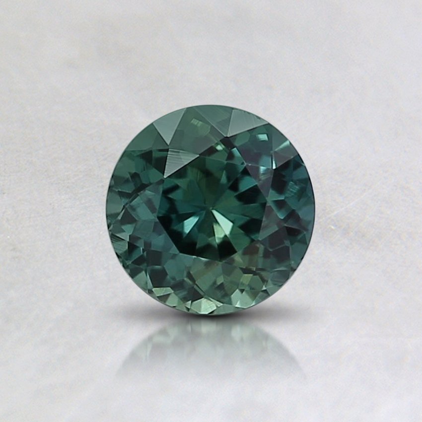 5mm Unheated Teal Round Sapphire