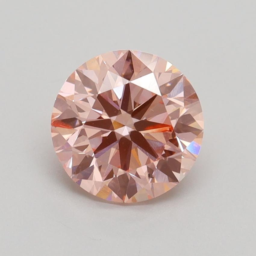 1.32 Ct. Fancy Intense Pink Round Lab Grown Diamond