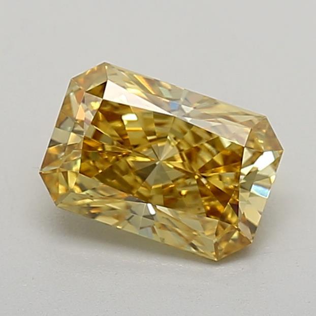 1.00 Ct. Fancy Vivid Yellow Radiant Lab Grown Diamond