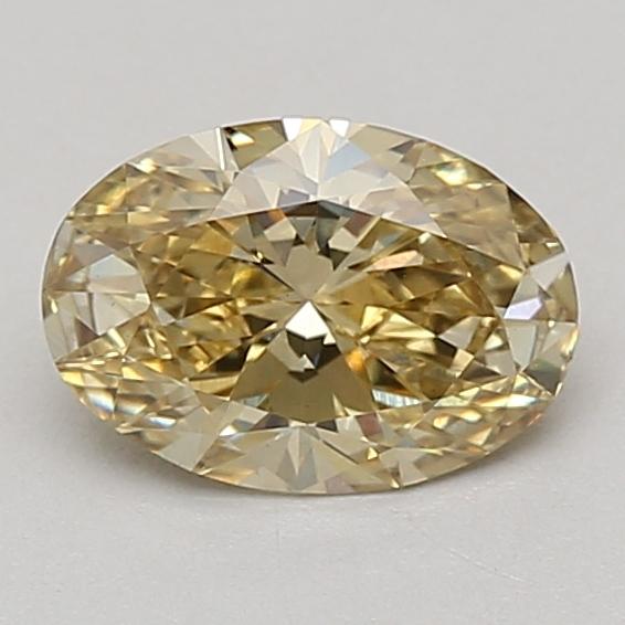 1.12 Ct. Fancy Yellow Oval Lab Grown Diamond