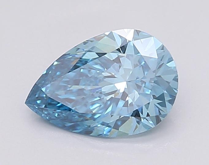1.04 Ct. Fancy Vivid Blue Pear Lab Grown Diamond