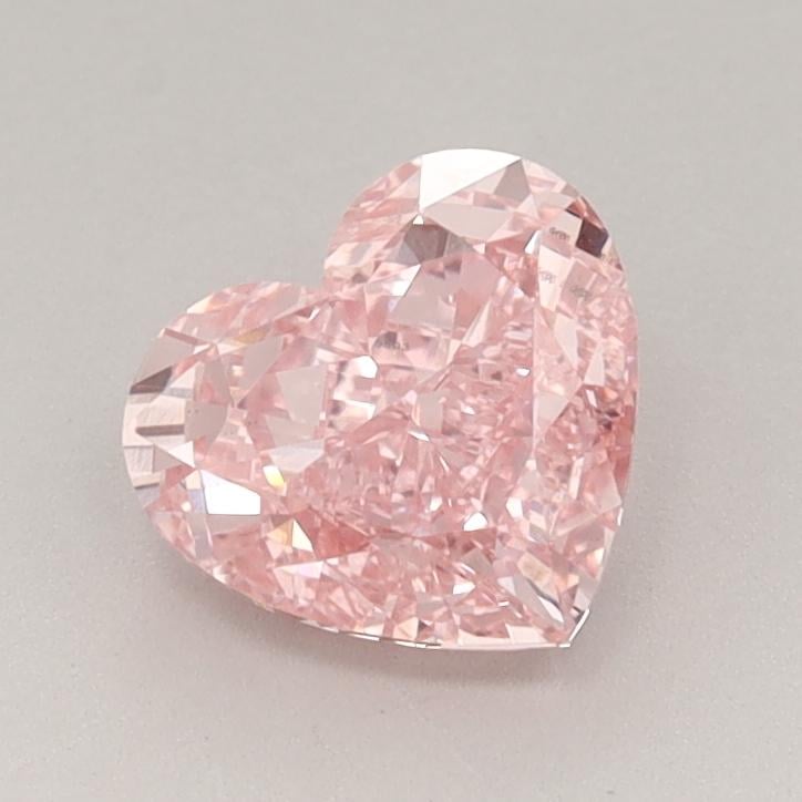 1.25 Ct. Fancy Vivid  Pink Heart Lab Grown Diamond