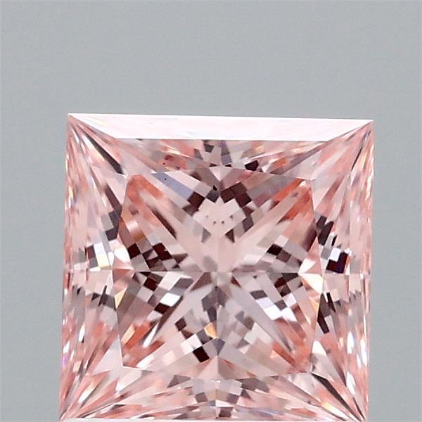 1.37 Ct. Fancy Vivid Pink Princess Lab Grown Diamond