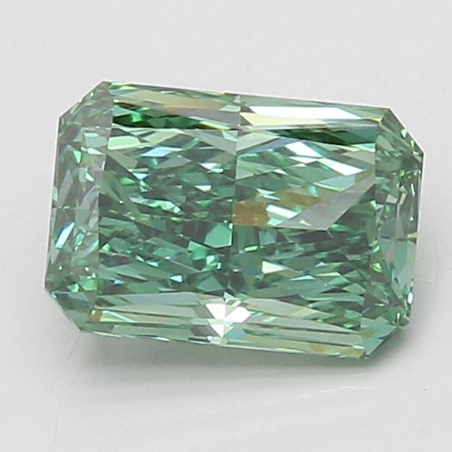 2.10 Ct. Fancy Vivid Green Radiant Lab Grown Diamond