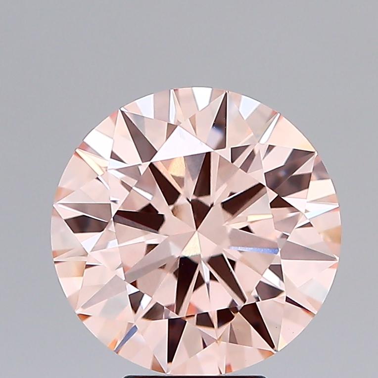 5.03 Ct. Fancy Light  Pink Round Lab Grown Diamond