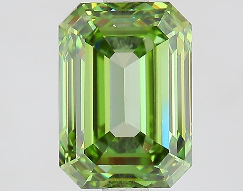 2.54 Ct. Fancy Vivid Green Emerald Lab Grown Diamond
