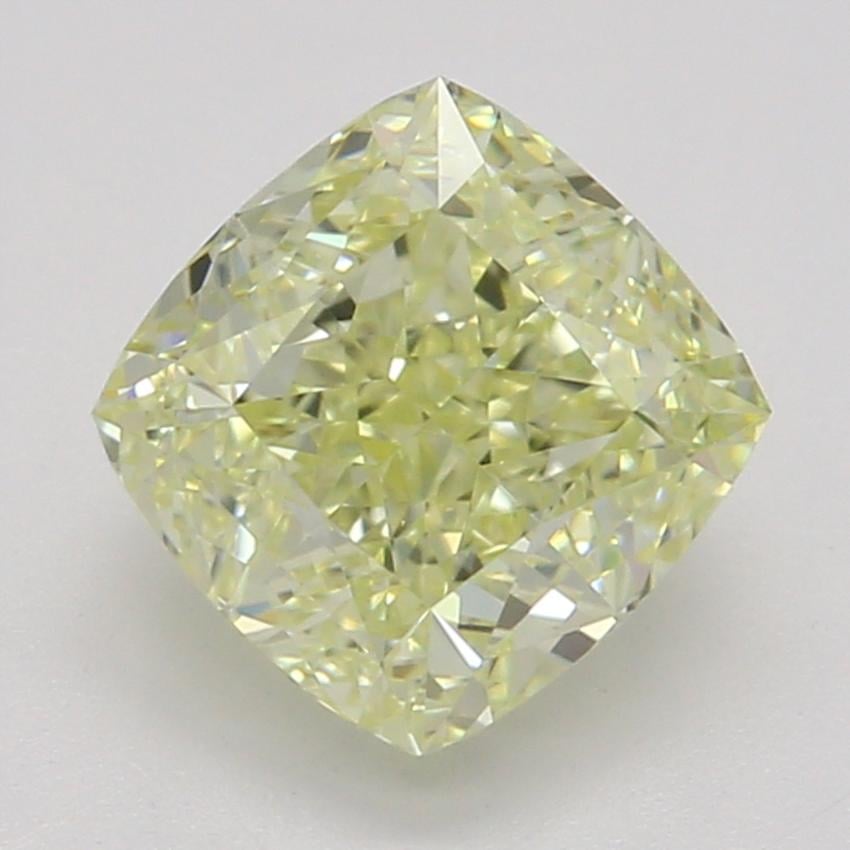1.01 Ct. Fancy Light Yellow Cushion Diamond