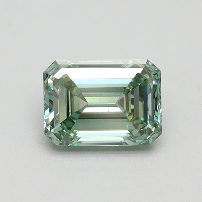 0.72 Ct. Fancy Intense Green Emerald Lab Grown Diamond
