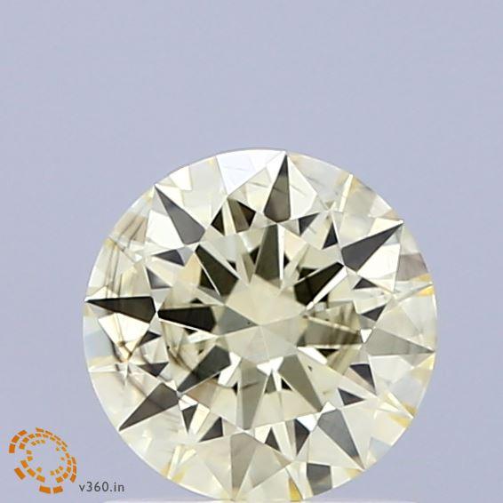 1.01 Ct. Fancy Light Yellow Round Lab Grown Diamond