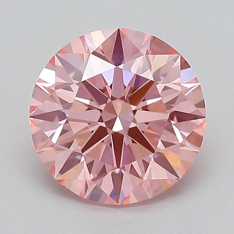 1.06 Ct. Fancy Vivid  Pink Round Lab Grown Diamond