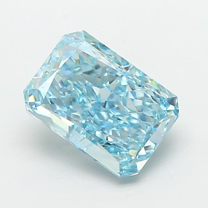 2.02 Ct. Fancy Vivid  Blue Radiant Lab Grown Diamond