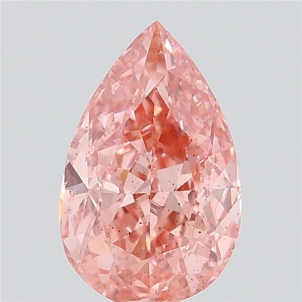 0.87 Ct. Fancy Vivid Pink Pear Lab Grown Diamond