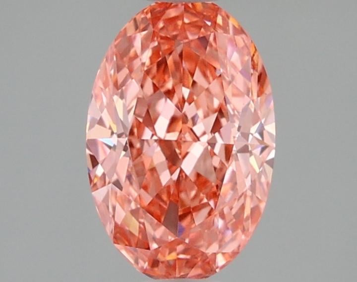 1.44 Ct. Fancy Pink Oval Lab Grown Diamond