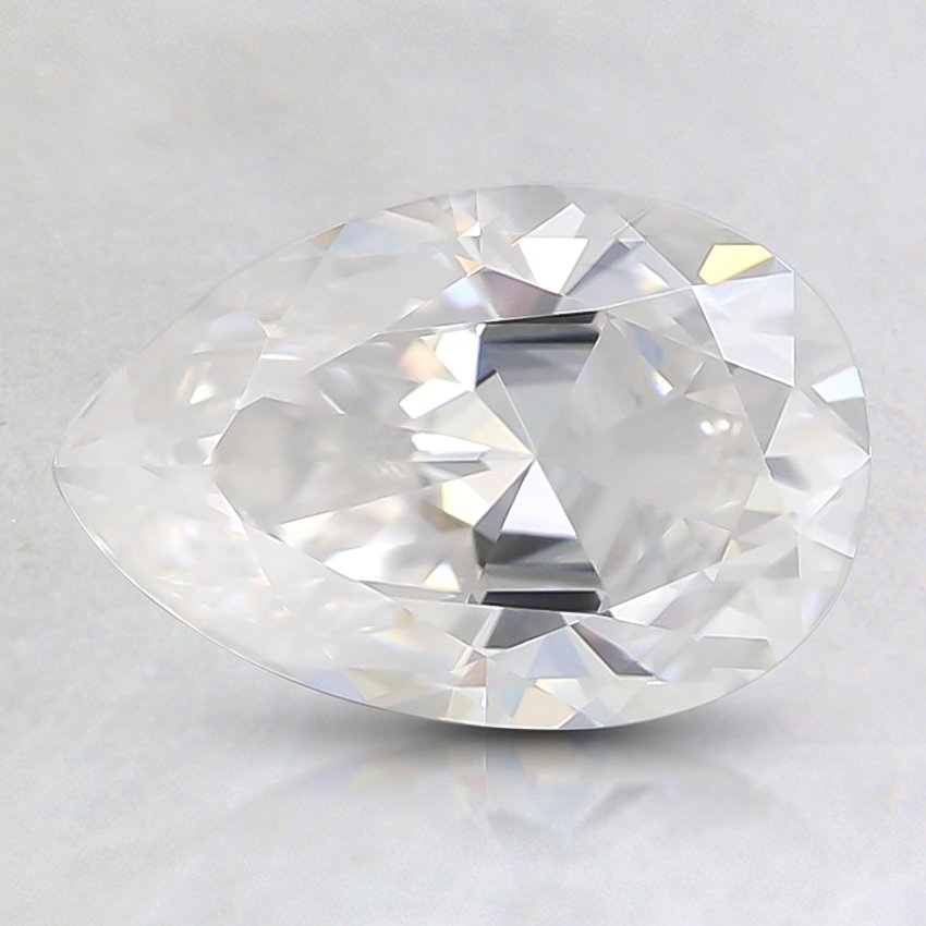 9.1x6.1mm Super Premium Pear Moissanite