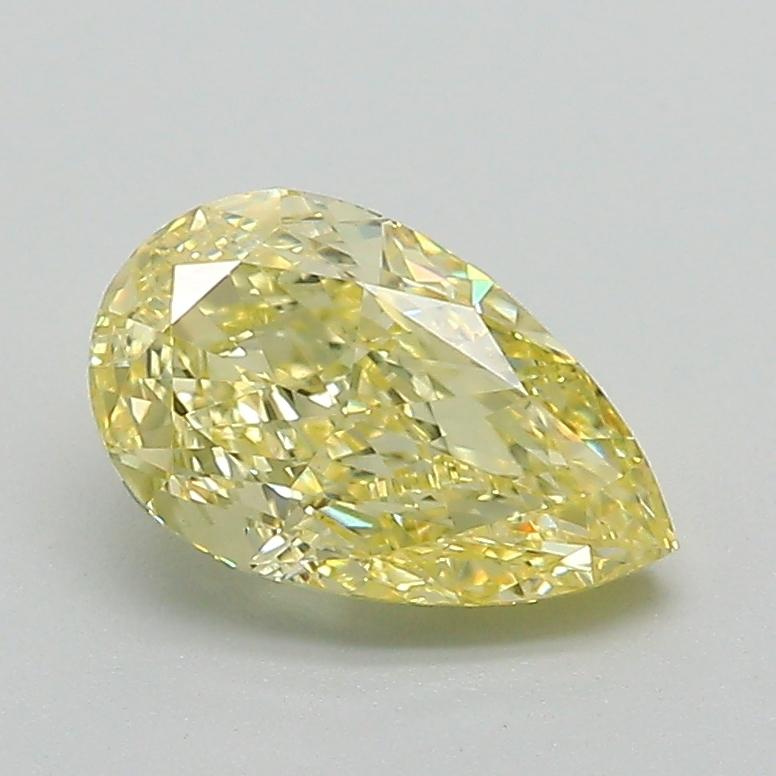 1.24 Ct. Fancy Intense Yellow Pear Lab Grown Diamond