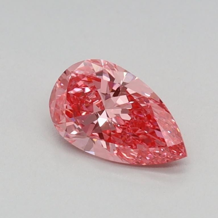0.38 Ct. Fancy Vivid Pink Pear Lab Grown Diamond