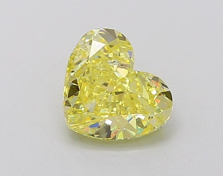 1.07 Ct. Fancy Intense Yellow Heart Lab Grown Diamond