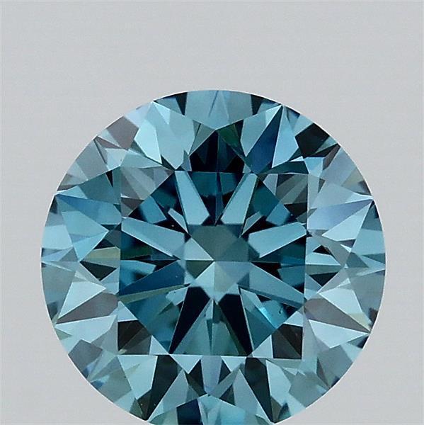 1.34 Ct. Fancy Vivid Blue Round Lab Grown Diamond