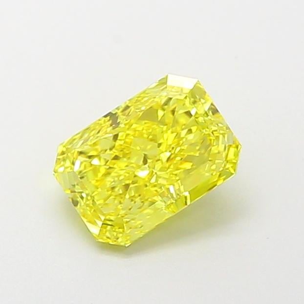 1.10 Ct. Fancy Vivid Yellow Radiant Lab Grown Diamond