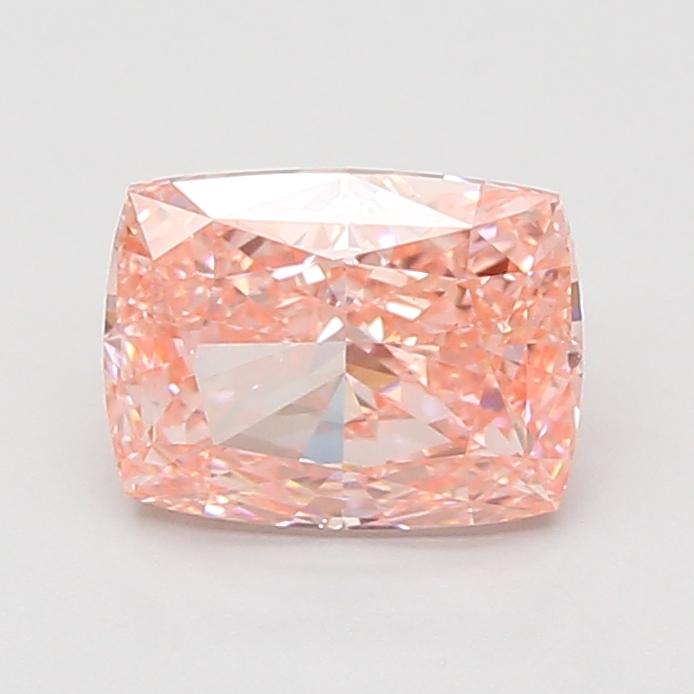 2.03 Ct. Fancy Vivid Pink Cushion Lab Grown Diamond