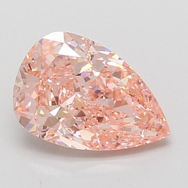 1.72 Ct. Fancy Vivid Pink Pear Lab Grown Diamond