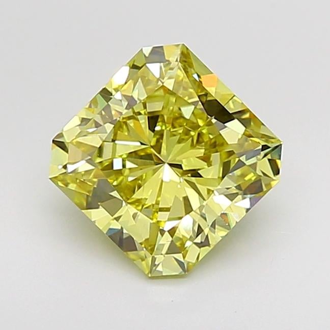 3.02 Ct. Fancy Intense  Yellow Radiant Lab Grown Diamond
