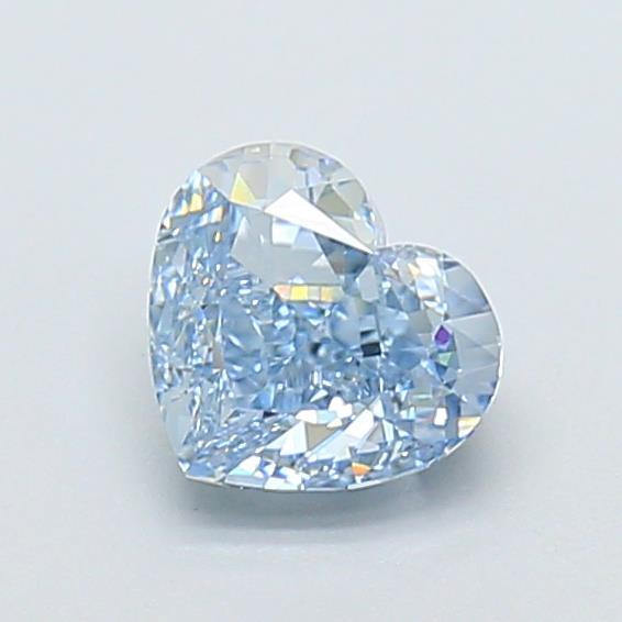 1.16 Ct. Fancy Vivid  Blue Heart Lab Grown Diamond