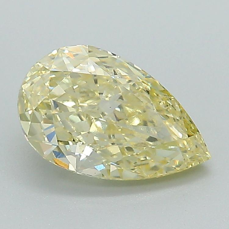 1.47 Ct. Fancy Intense Yellow Pear Lab Grown Diamond