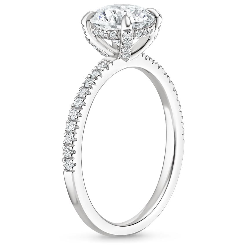18K White Gold Viviana Diamond Ring (1/4 ct. tw.), large side view