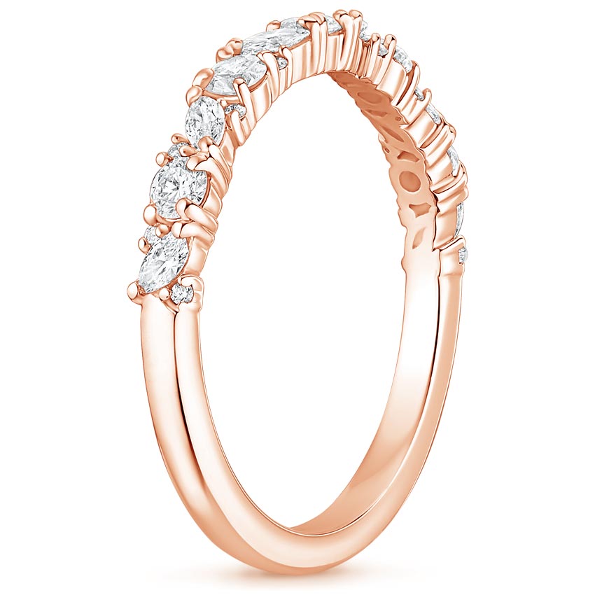 14K Rose Gold Meadow Diamond Ring (1/2 ct. tw.), large side view