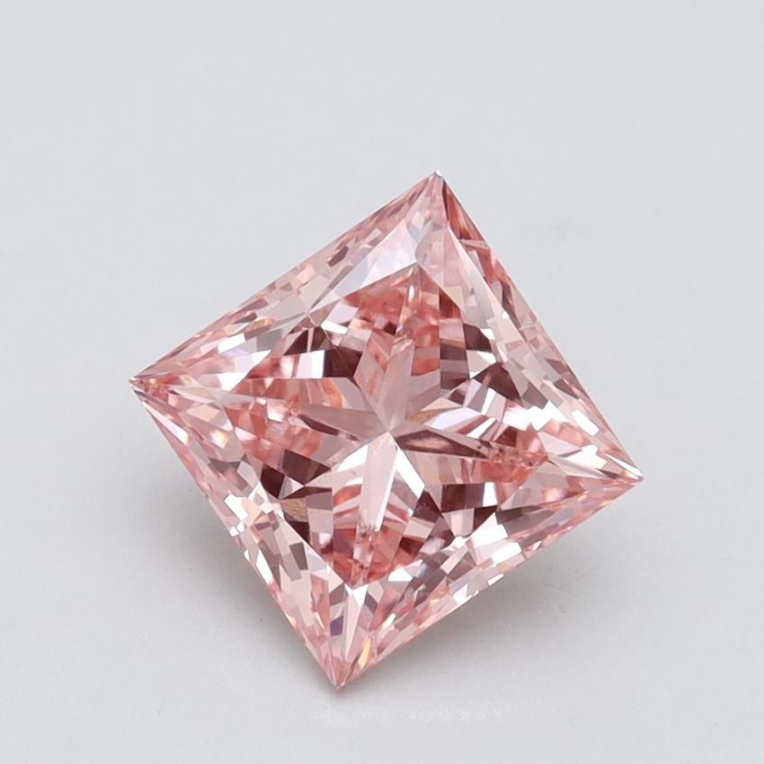 2.02 Ct. Fancy Intense Pink Princess Lab Grown Diamond