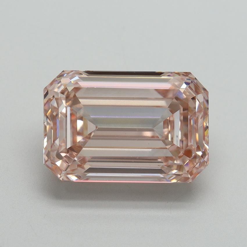 7.57 Ct. Fancy Intense Pink Emerald Lab Grown Diamond