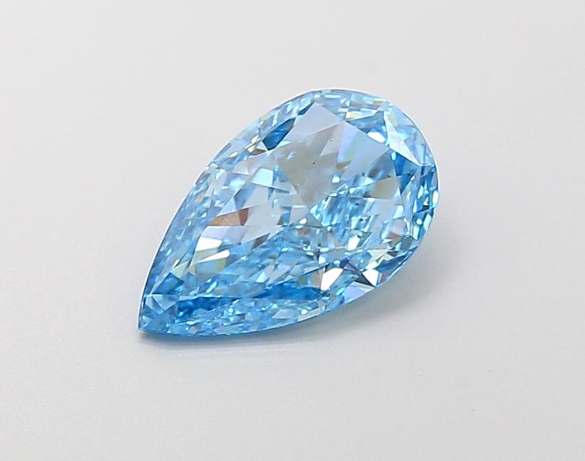2.04 Ct. Fancy Vivid Blue Pear Lab Grown Diamond