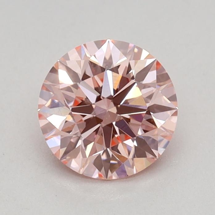 0.58 Ct. Fancy Intense Pink Round Lab Grown Diamond