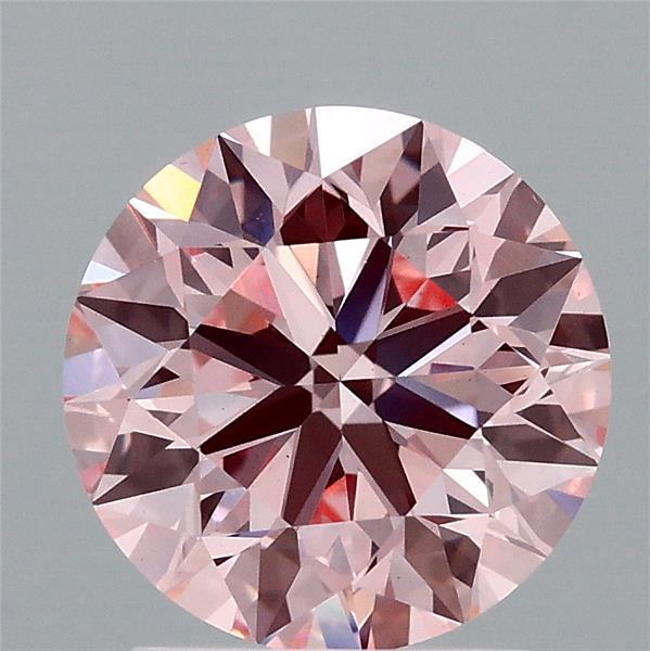 2.01 Ct. Fancy Vivid Pink Round Lab Grown Diamond