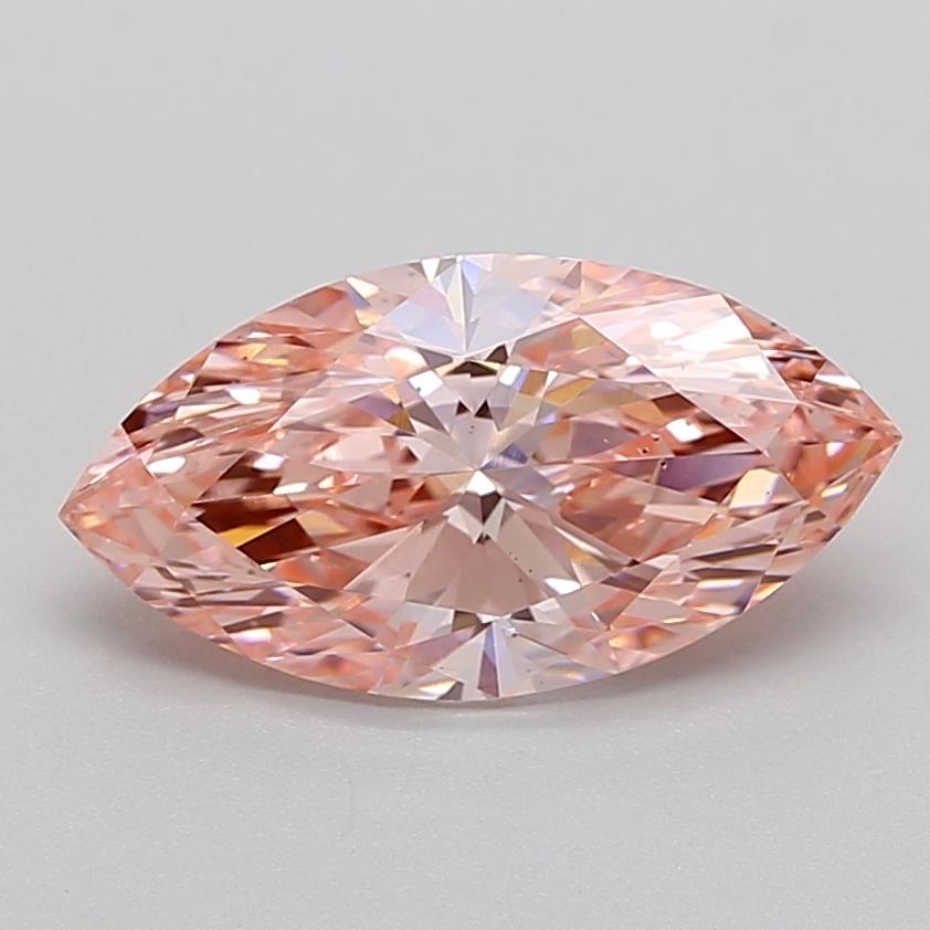 2.99 Ct. Fancy Vivid  Pink Marquise Lab Grown Diamond