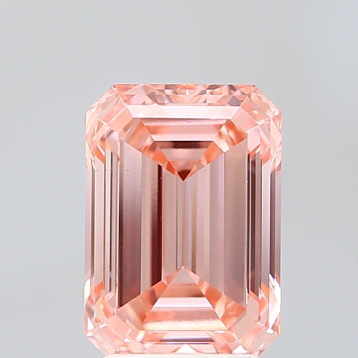 3.07 Ct. Fancy Intense Pink Emerald Lab Grown Diamond
