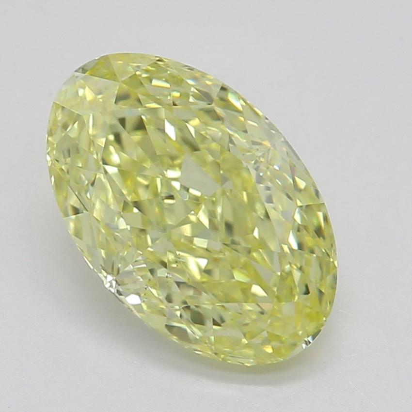 1.00 Ct. Fancy Intense Yellow Oval Diamond
