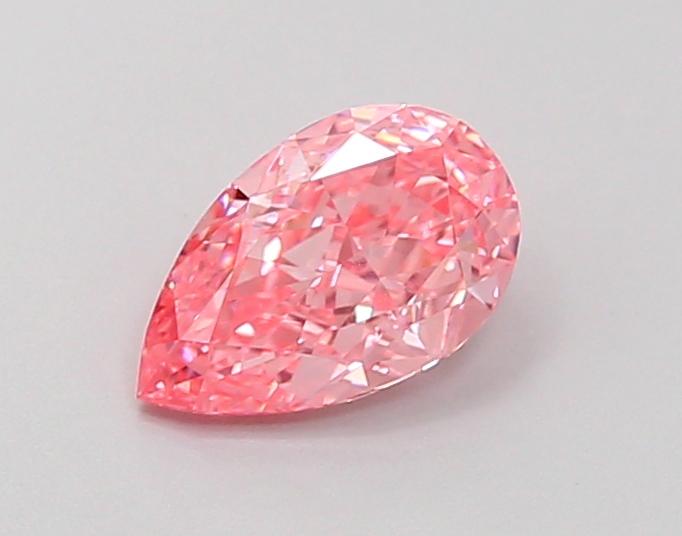 0.80 Ct. Fancy Vivid Pink Pear Lab Grown Diamond
