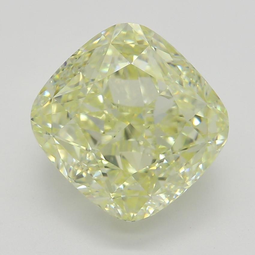 2.73 Ct. Fancy Light Yellow Cushion Diamond
