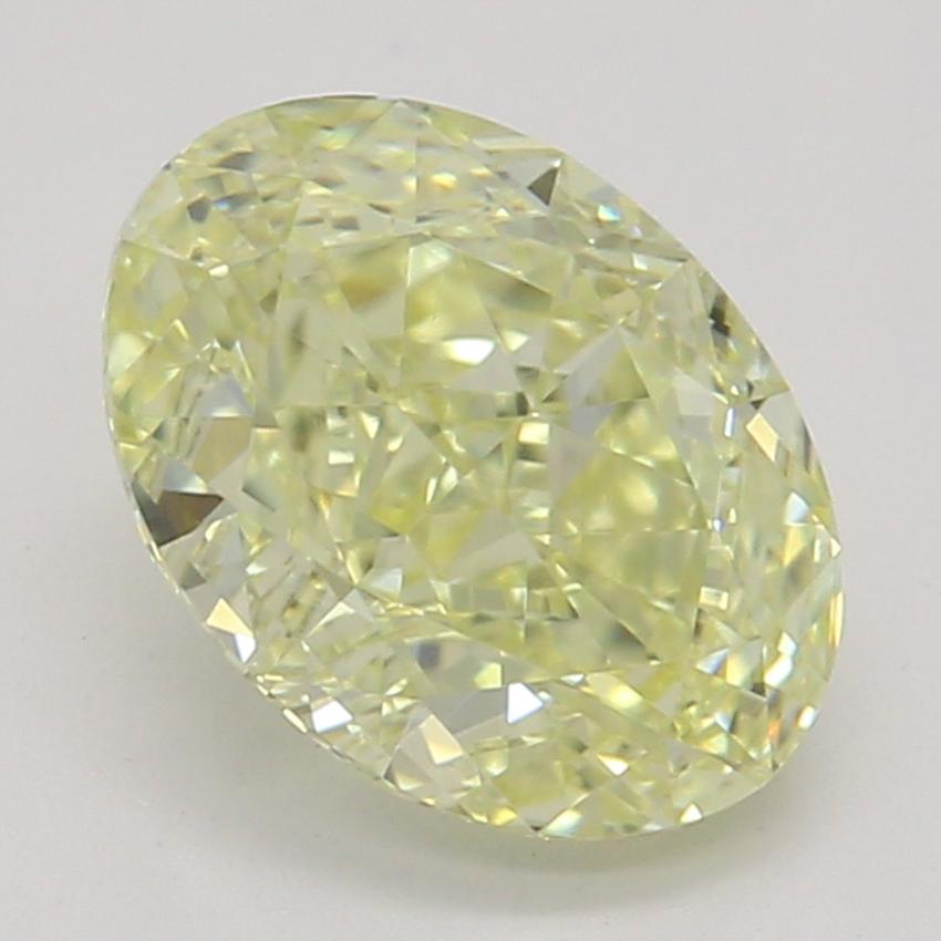 1.04 Ct. Fancy Light Yellow Oval Diamond
