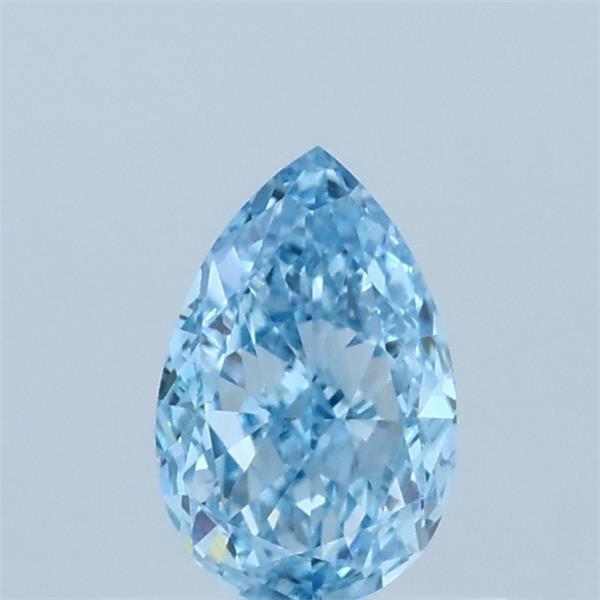 0.58 Ct. Fancy Vivid Blue Pear Lab Grown Diamond