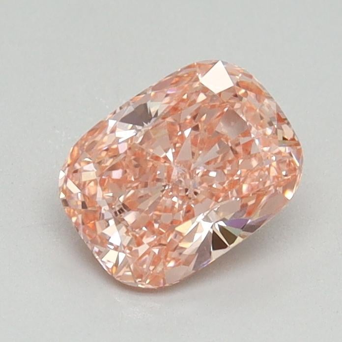 0.85 Ct. Fancy Vivid Pink Cushion Lab Grown Diamond